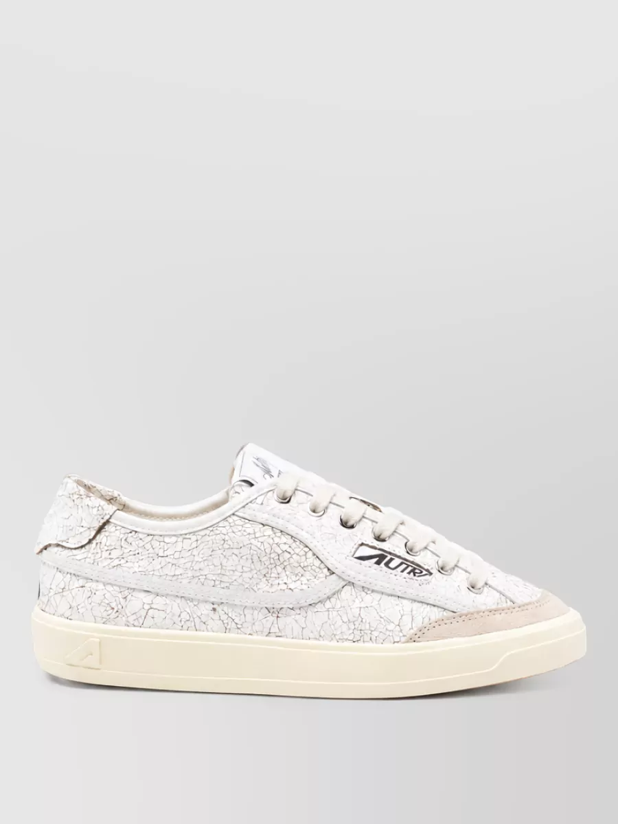 Autry Low-Top Leather Lace-Up Sneakers