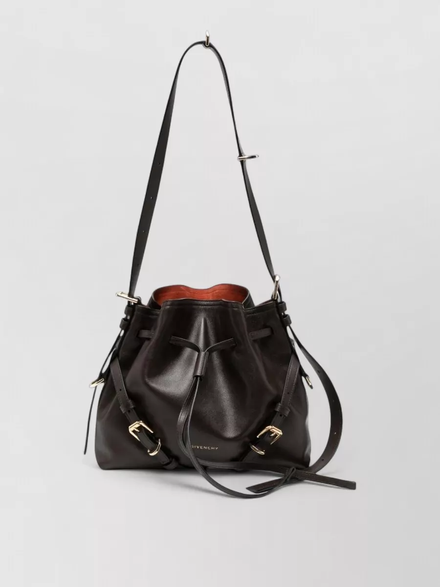 Givenchy voyou small leather bucket bag