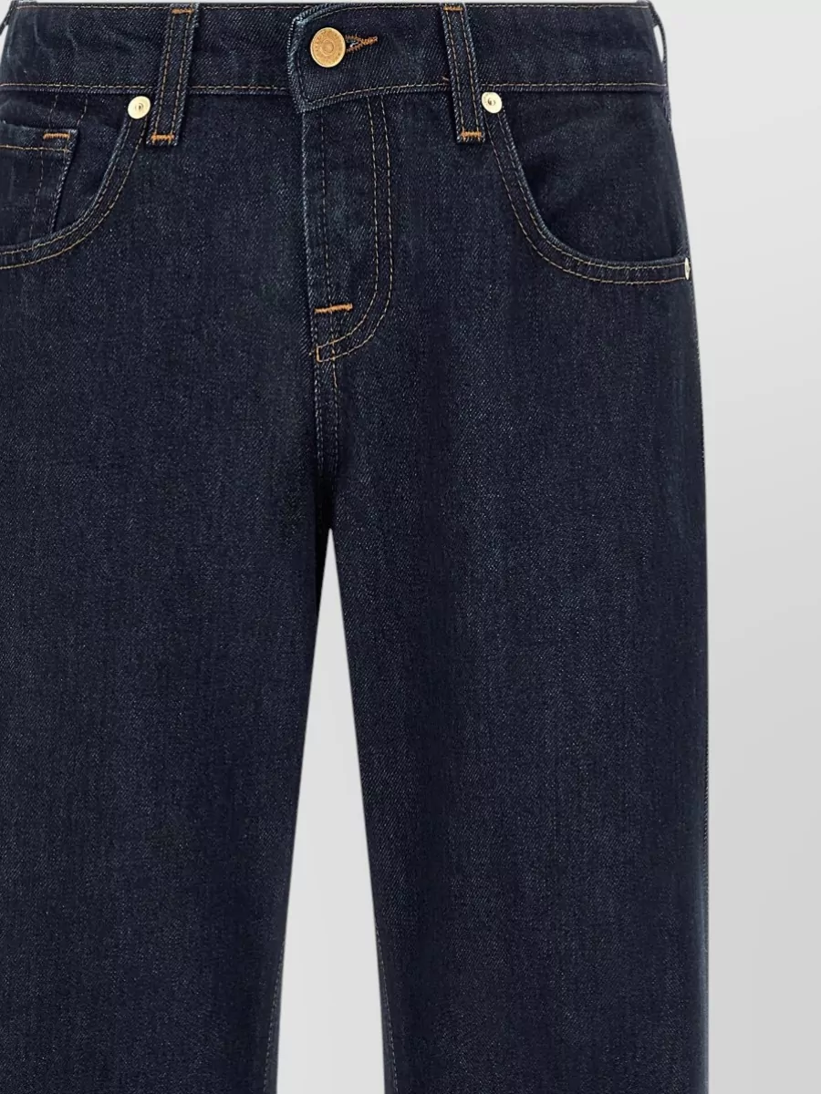 7 For All Mankind Low Rise Jeans Belt Loops Back Pockets