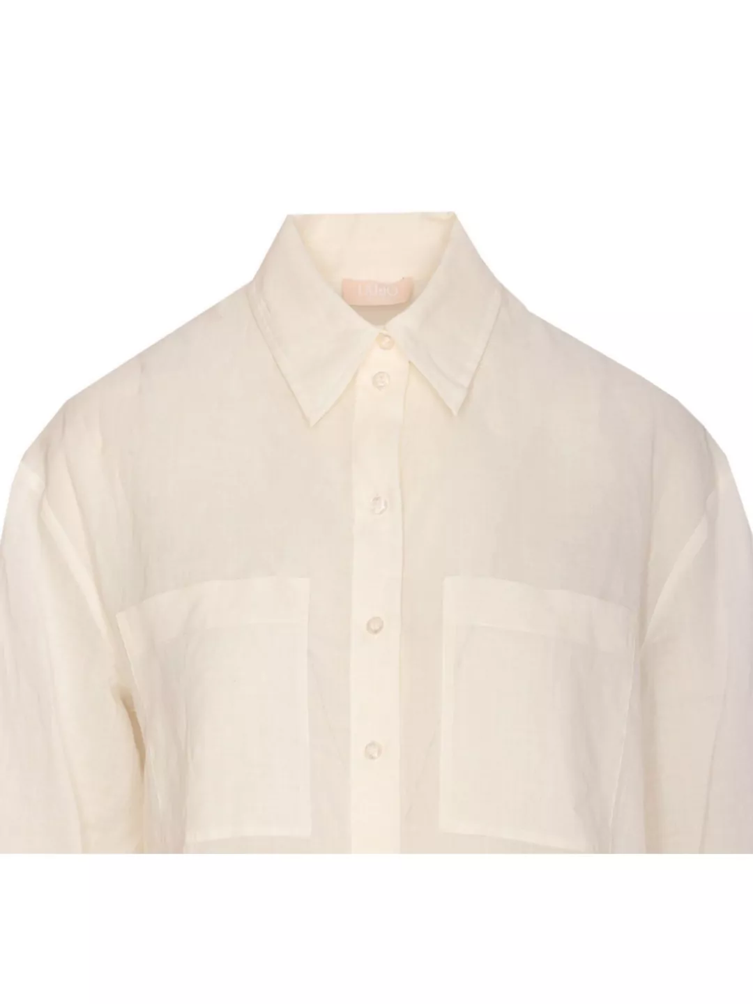 Liu •jo Shirt With Chest Pockets And Collared Neck