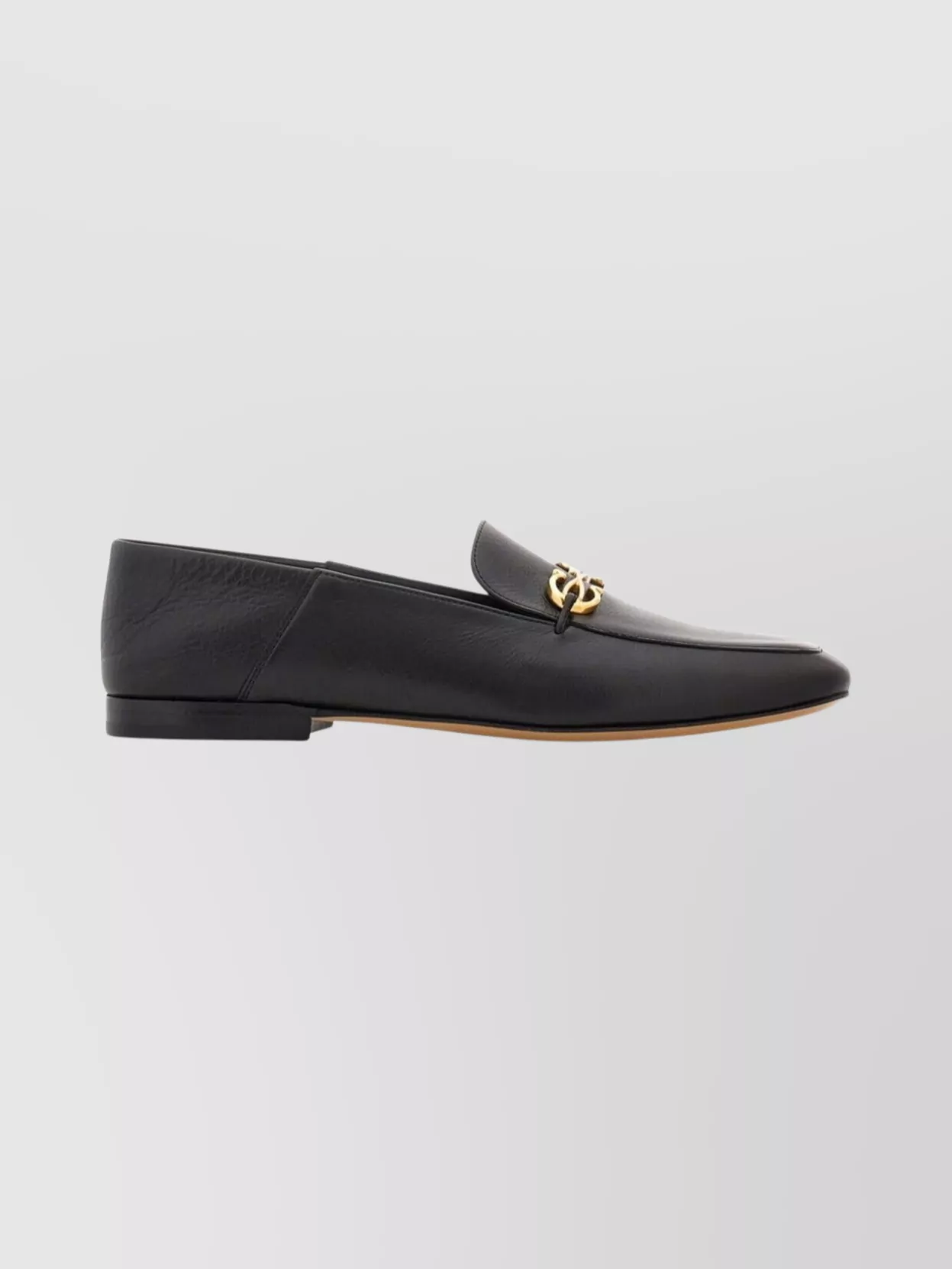 Ferragamo Louis Square Toe Loafers With Gold-Tone Hardware