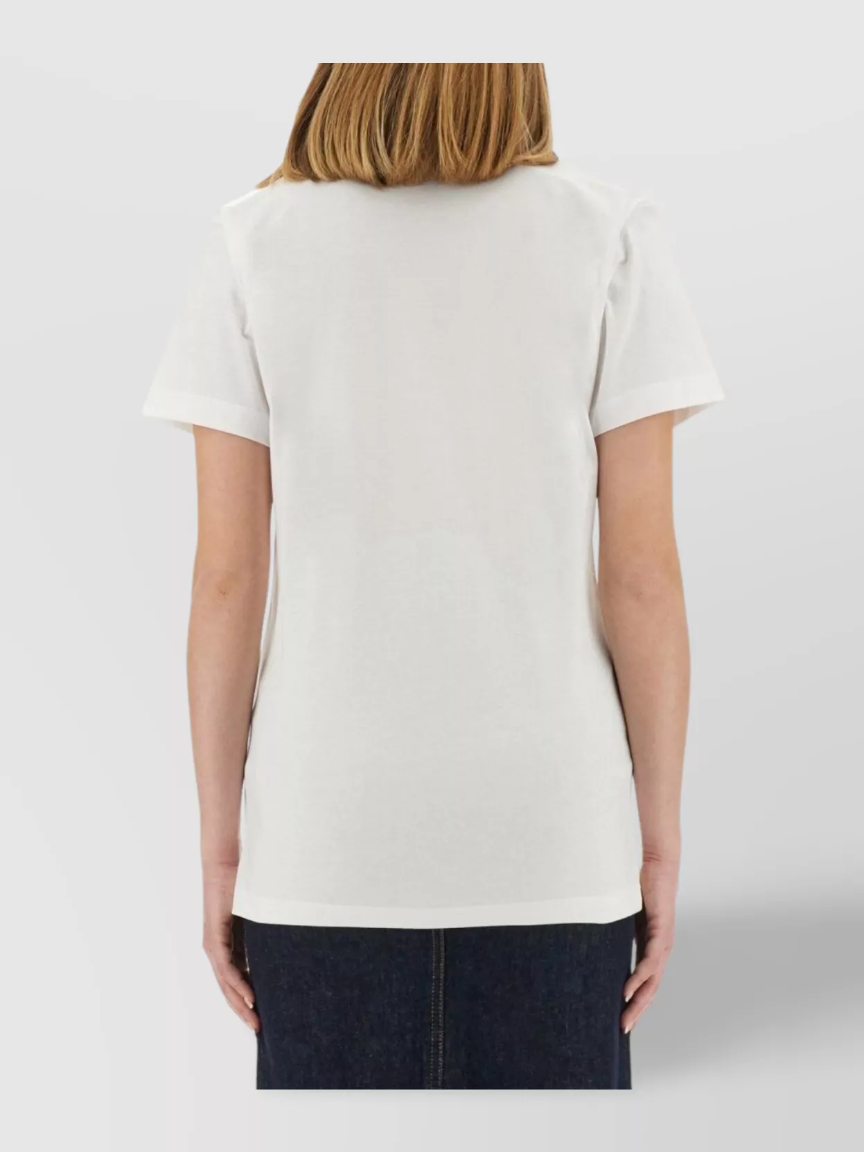 Moschino "Goose" Graphic Print Crew Neck T-Shirt