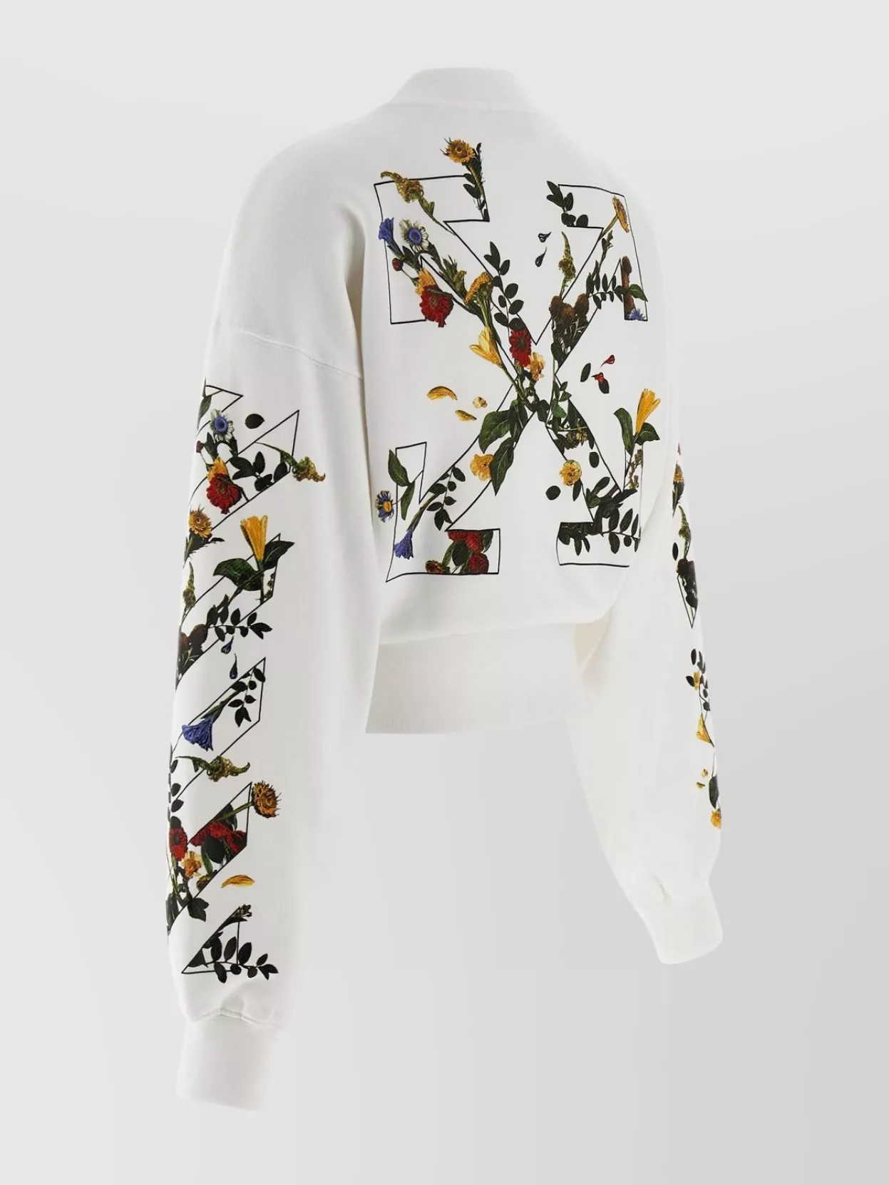 Off-White Floral Arrow Long Sleeve Sweatshirt