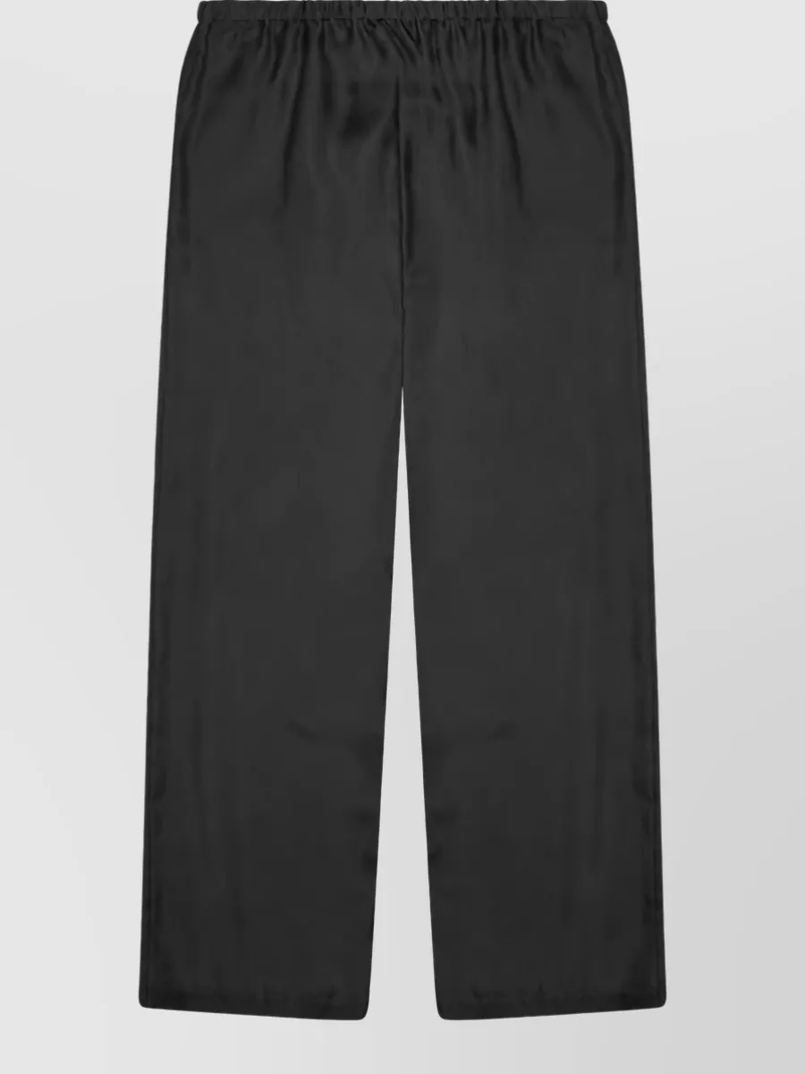 Alysi Silk Wide-Leg Pyjama Bottoms