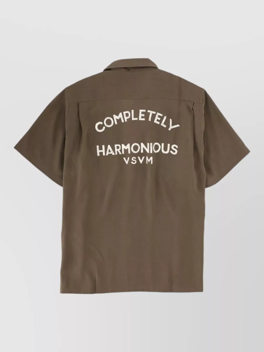 Visvim Short-Sleeve Logo-Print Shirt