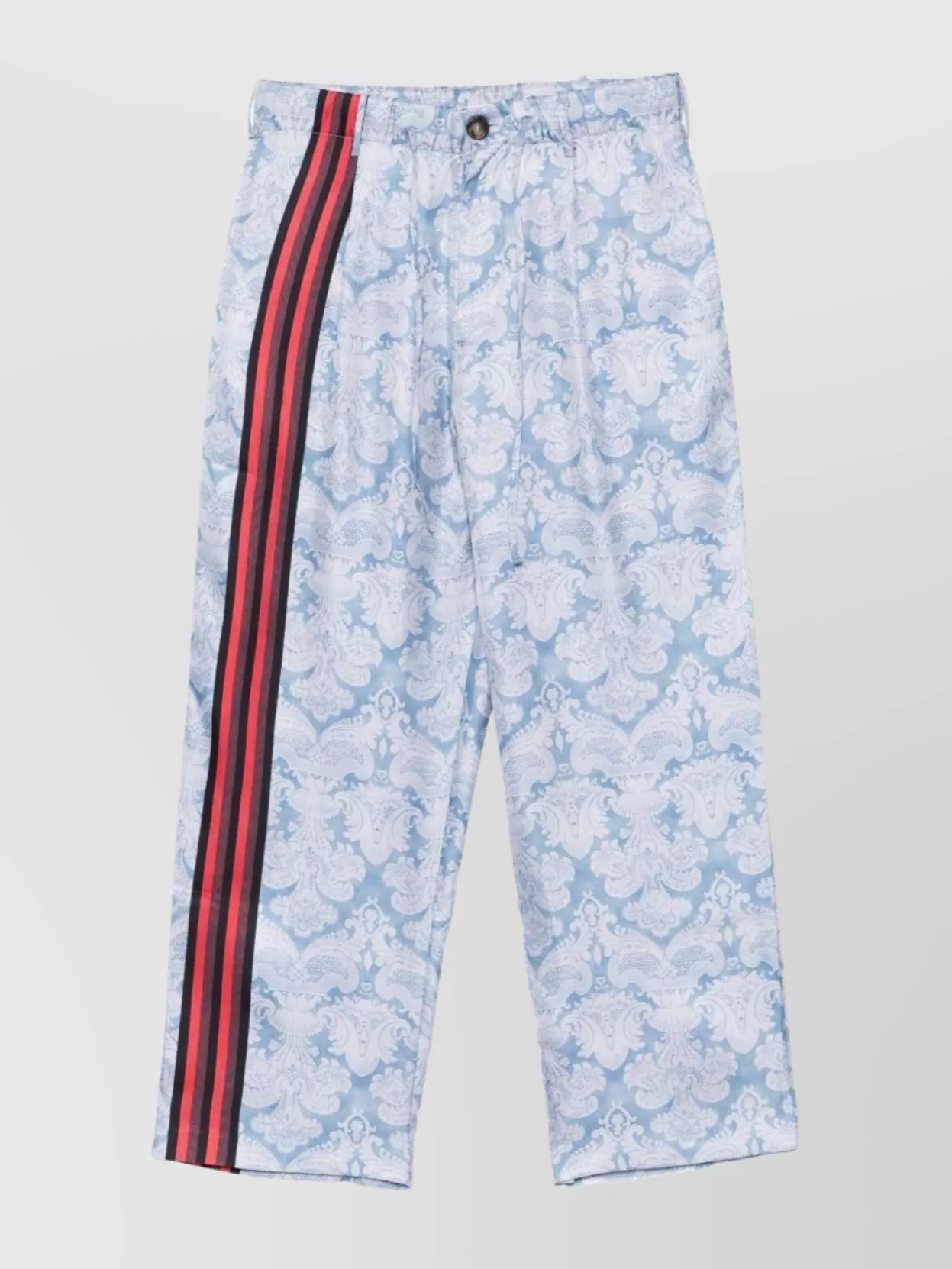 Pierre Louise Mascia Tailored Trousers With Side Stripe Detail In White