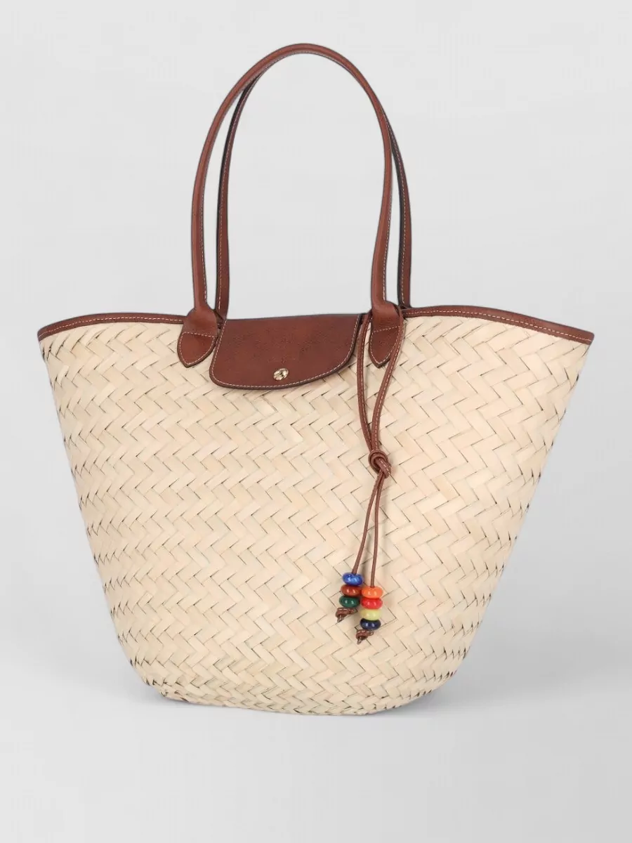 Longchamp Wicker Tote Bag