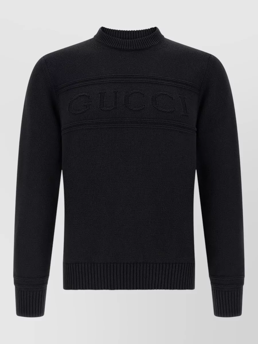 Gucci Intarsia knit long-sleeve sweater