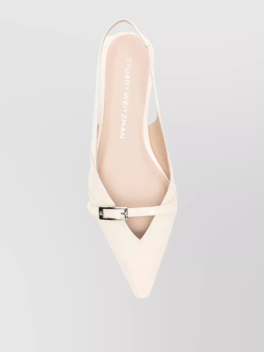 Stuart Weitzman Patent Leather Slingback Pumps