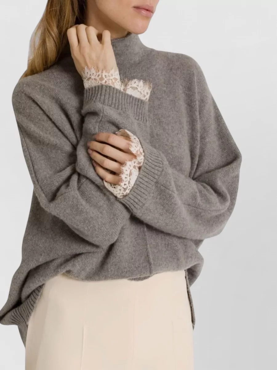 Alberta Ferretti Cashmere Turtleneck Sweater