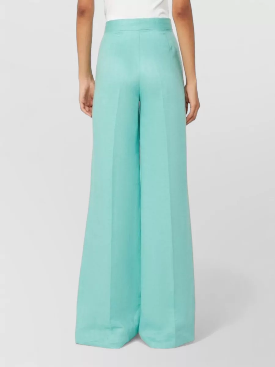 Max Mara Linen Wide-Leg Trousers