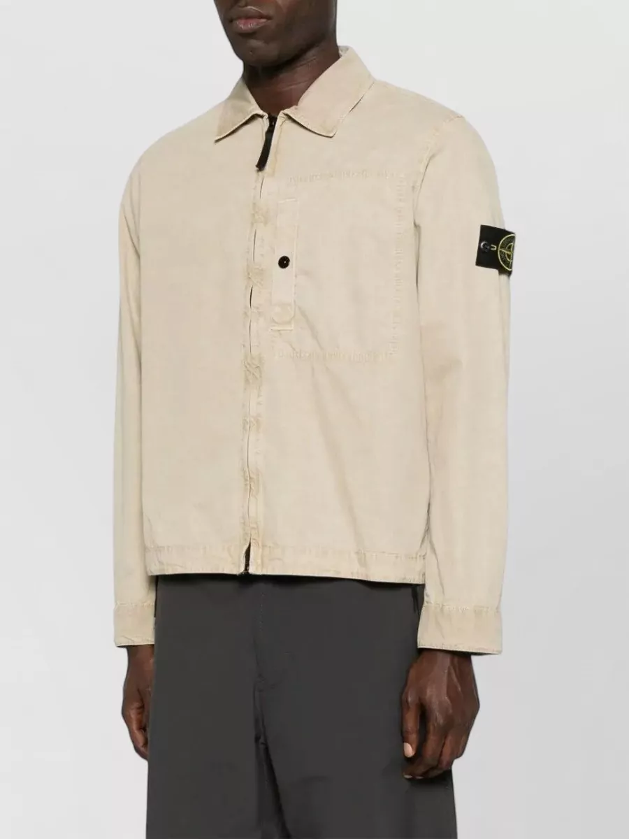 Stone Island Cotton Shirt Jacket