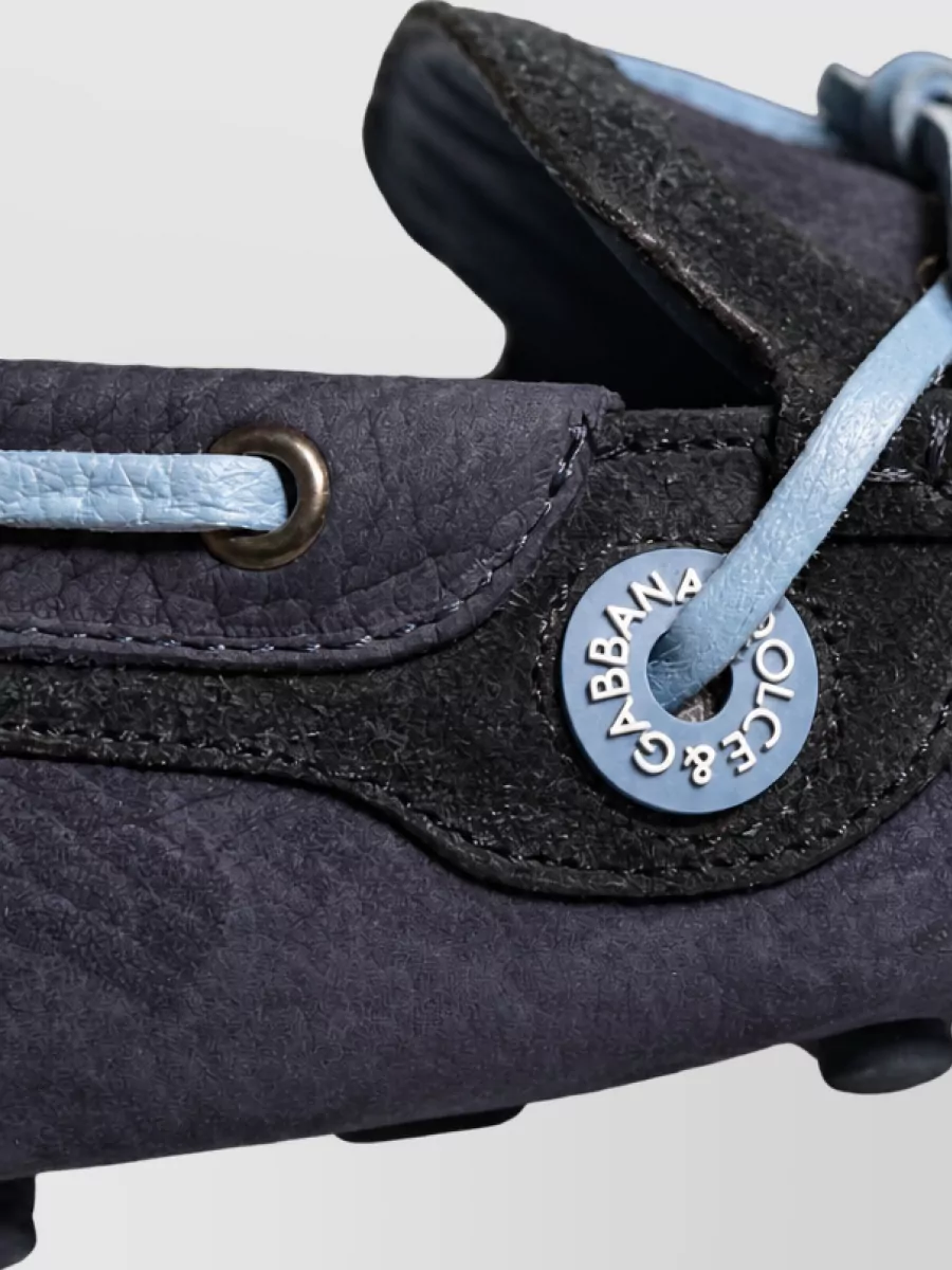 Dolce&Gabbana Suede Leather Tassel Boat Shoes