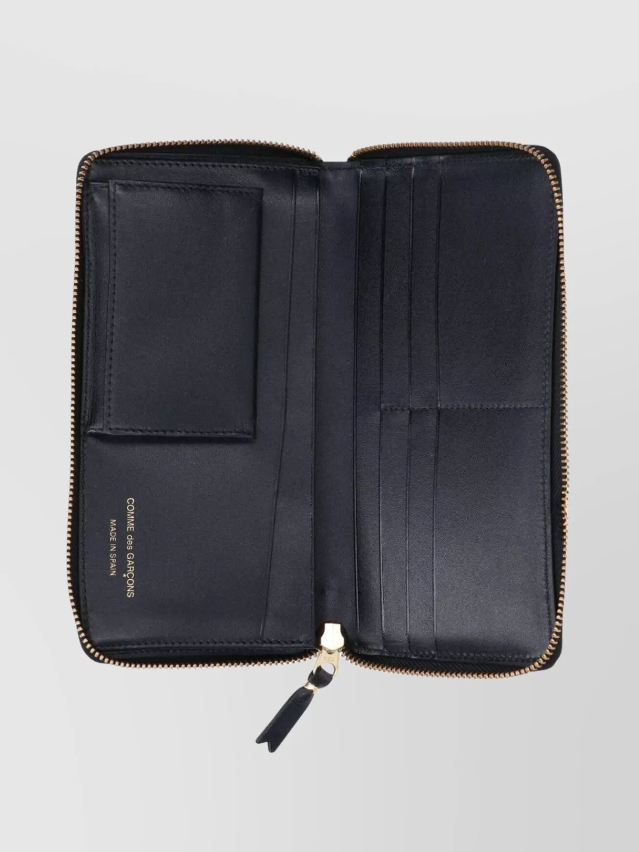 Shop Comme Des Garçons Dotted Pattern Purse And Cardholder In Blue