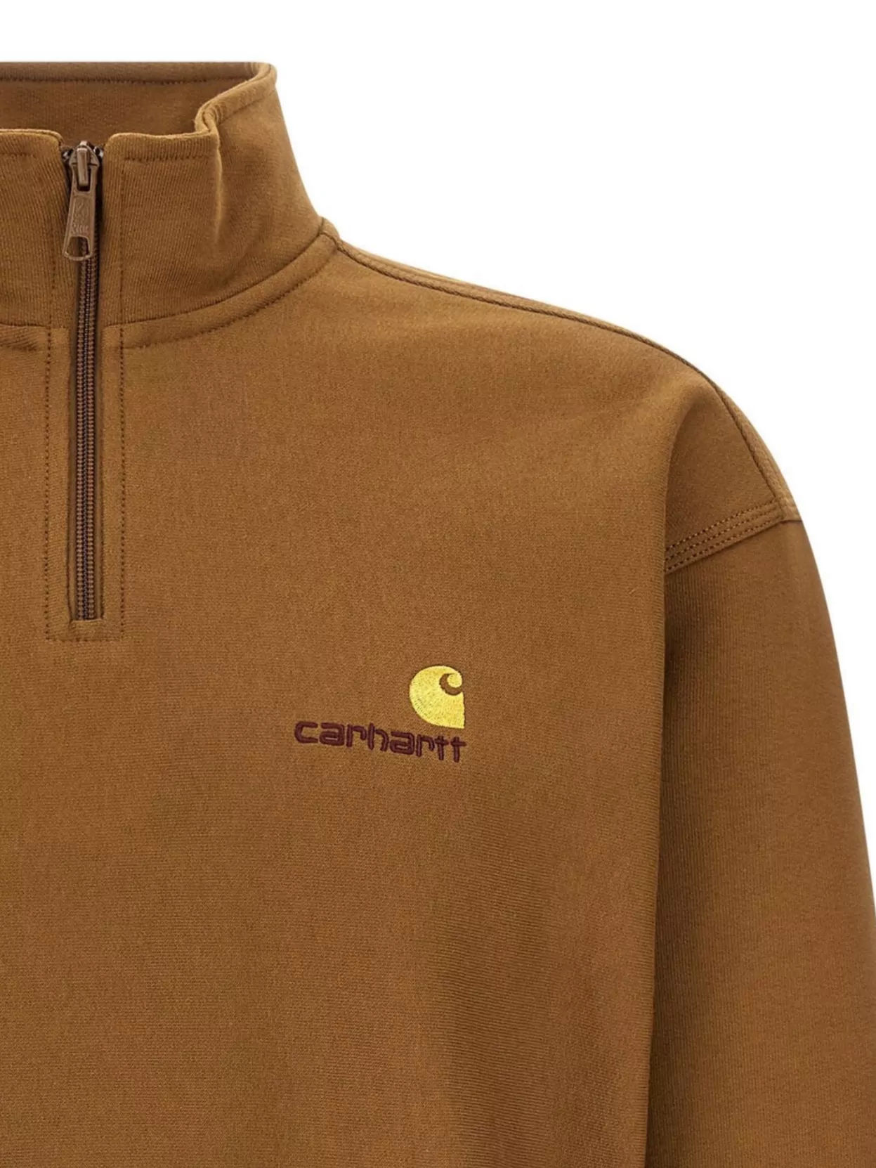 Carhartt Wip American Script Half Zip Knit Sweatshirt