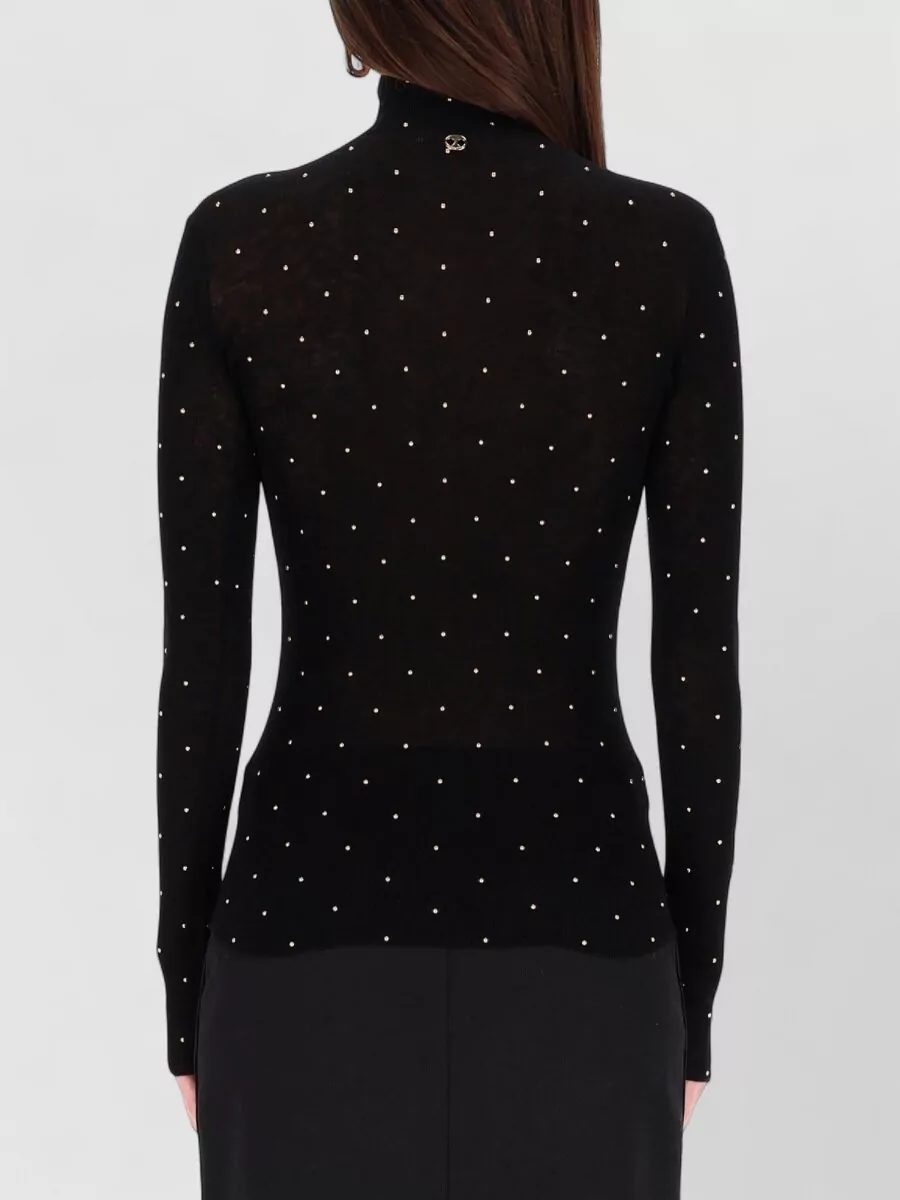 Paco Rabanne Wool Mesh Studded T-Shirt