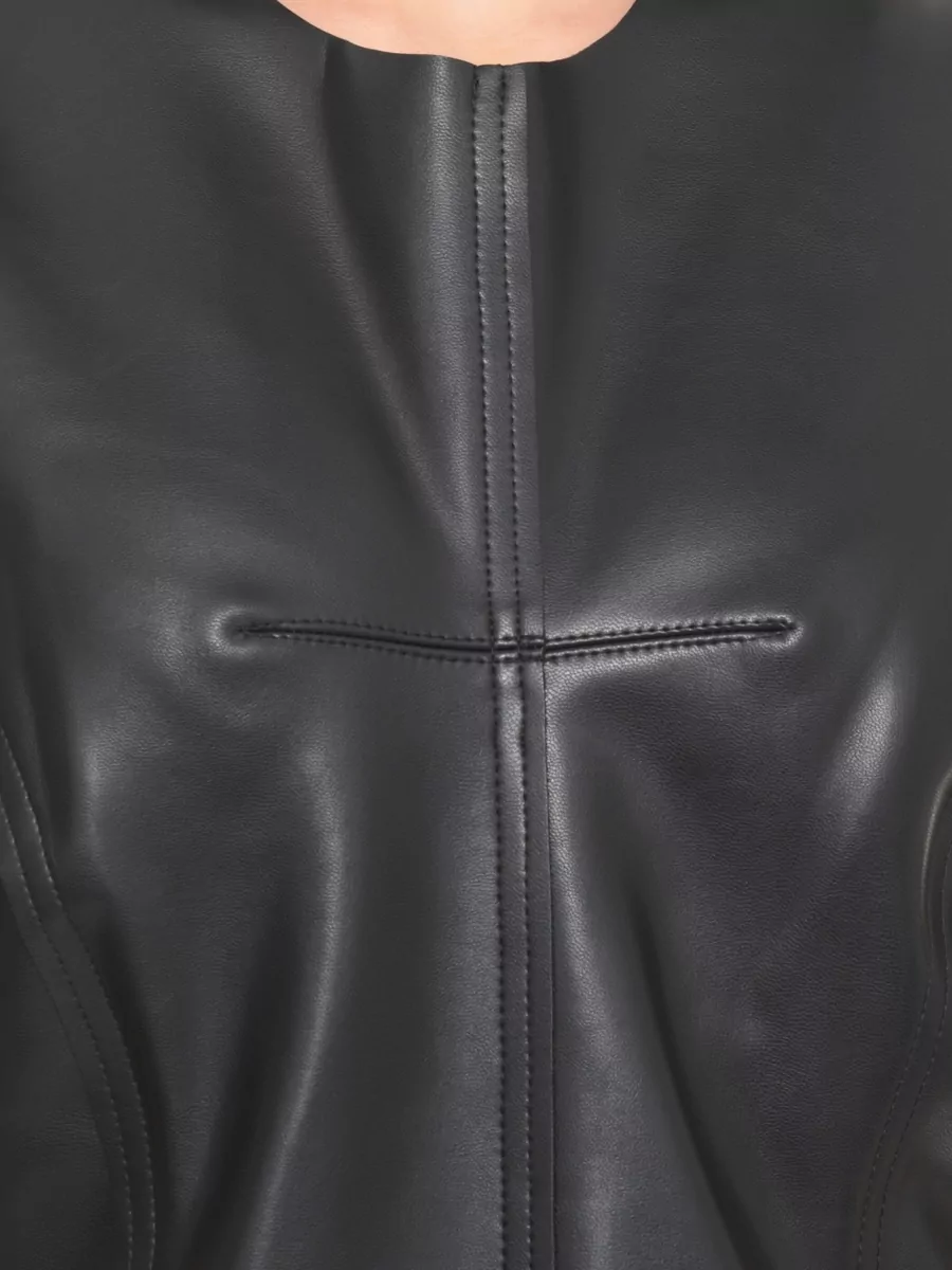 Norma Kamali Crew Neck Sleeveless Midi Dress Vent