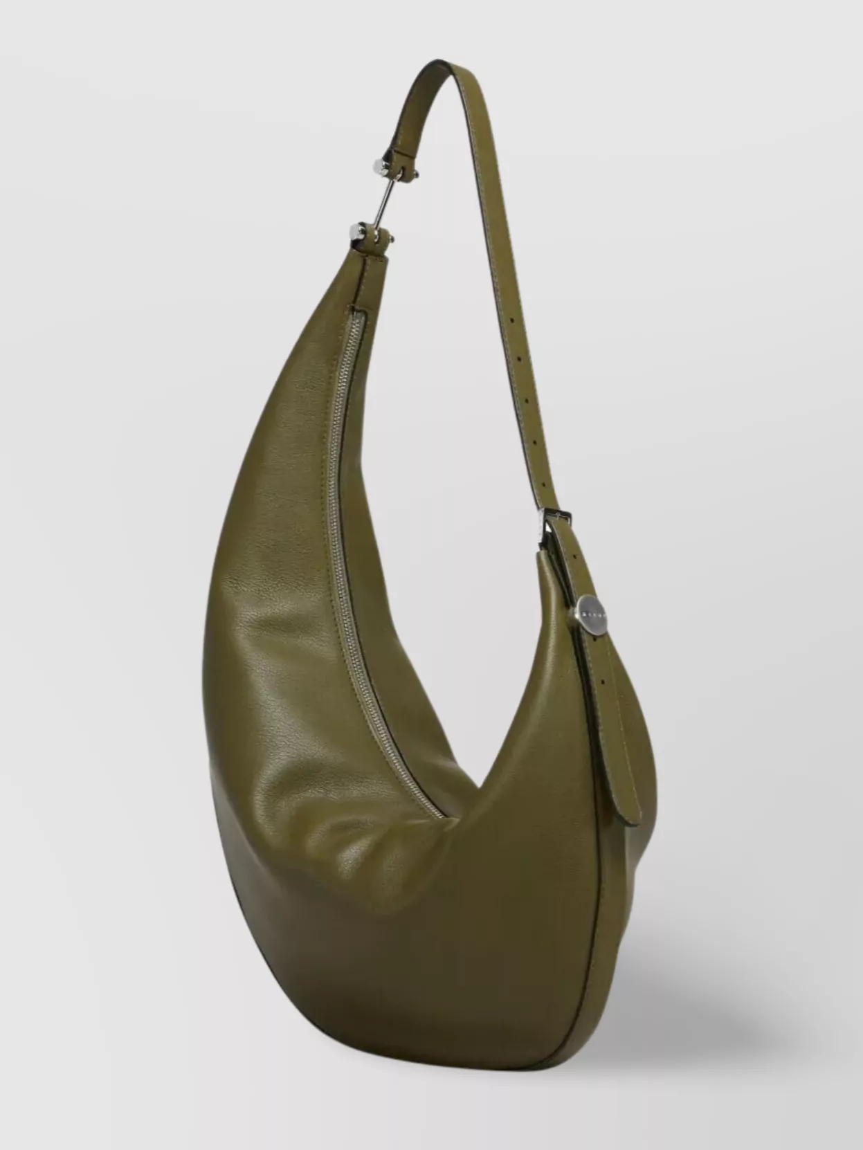 Marni Curved Strap Metal Textured Small Bag