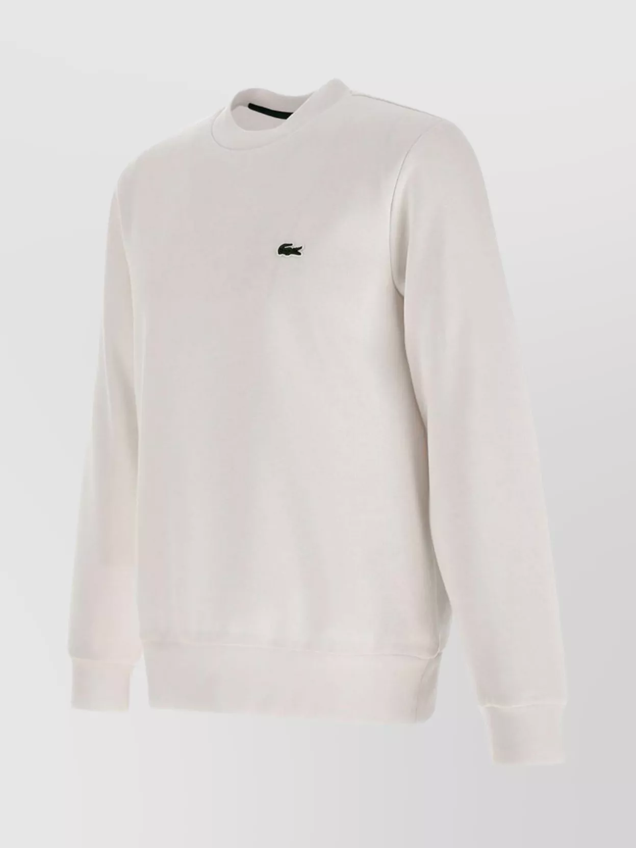 Lacoste Ribbed Crew Neck Cotton Sweatshirt