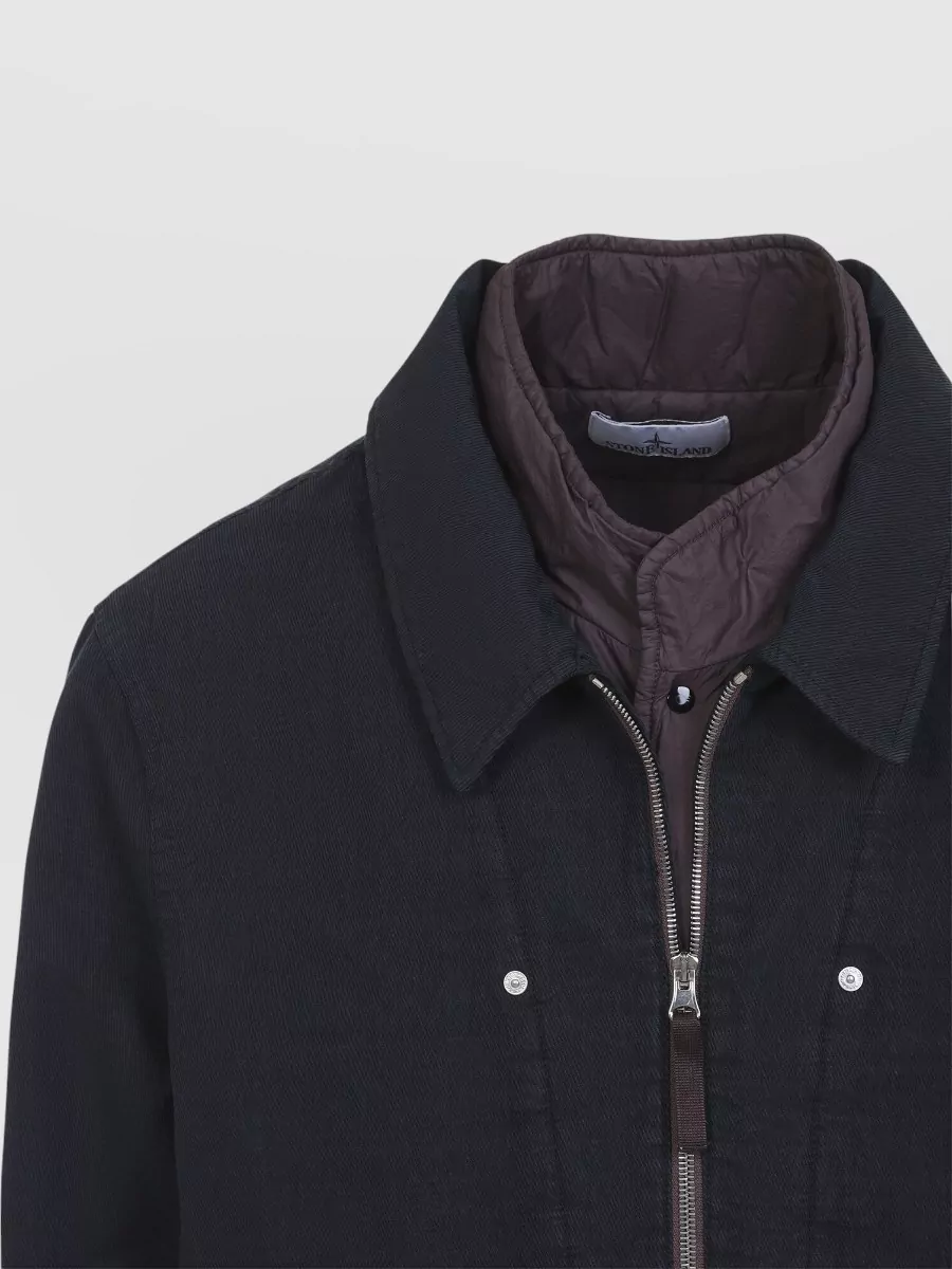 Stone Island Padded Single-Breasted Field Jacket
