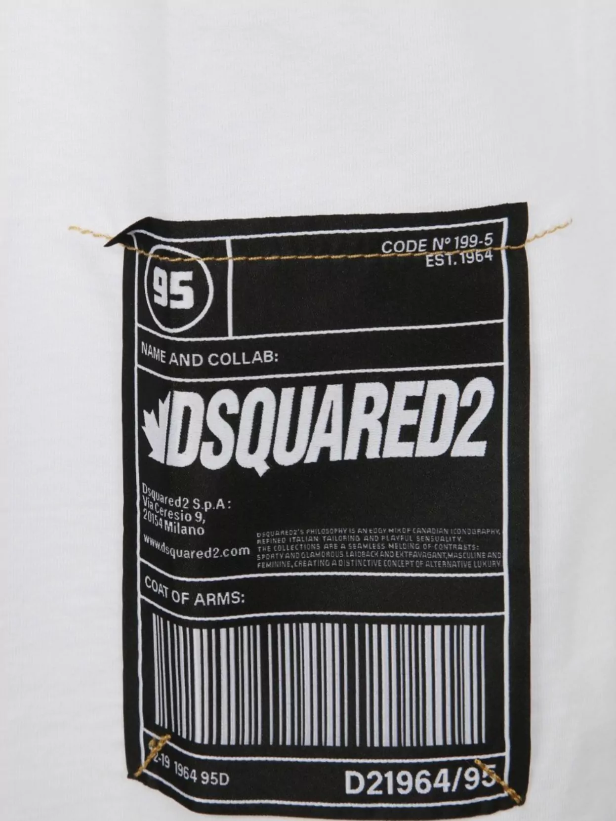 Dsquared2 Graphic Print Crew Neck T-Shirt