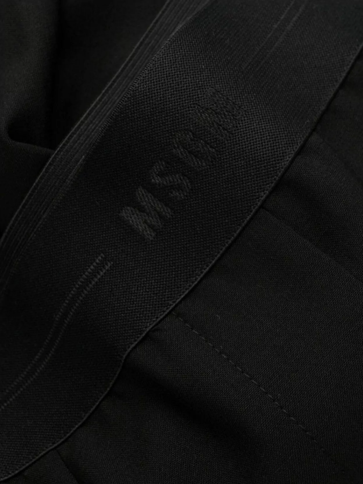 Msgm Wide-Leg High-Waist Trousers Pleated Design