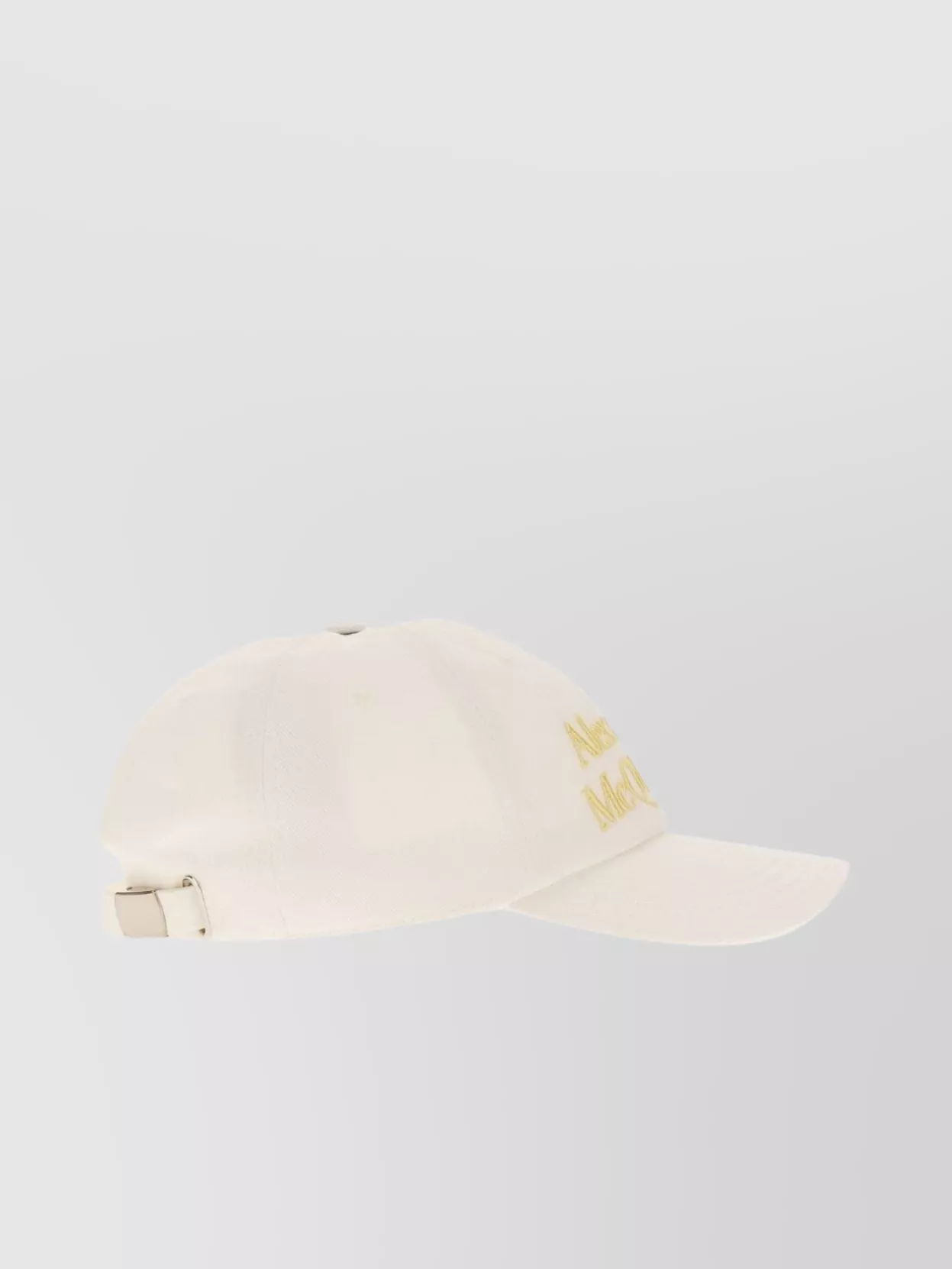 Alexander Mcqueen Cotton Baseball Cap Curved Visor