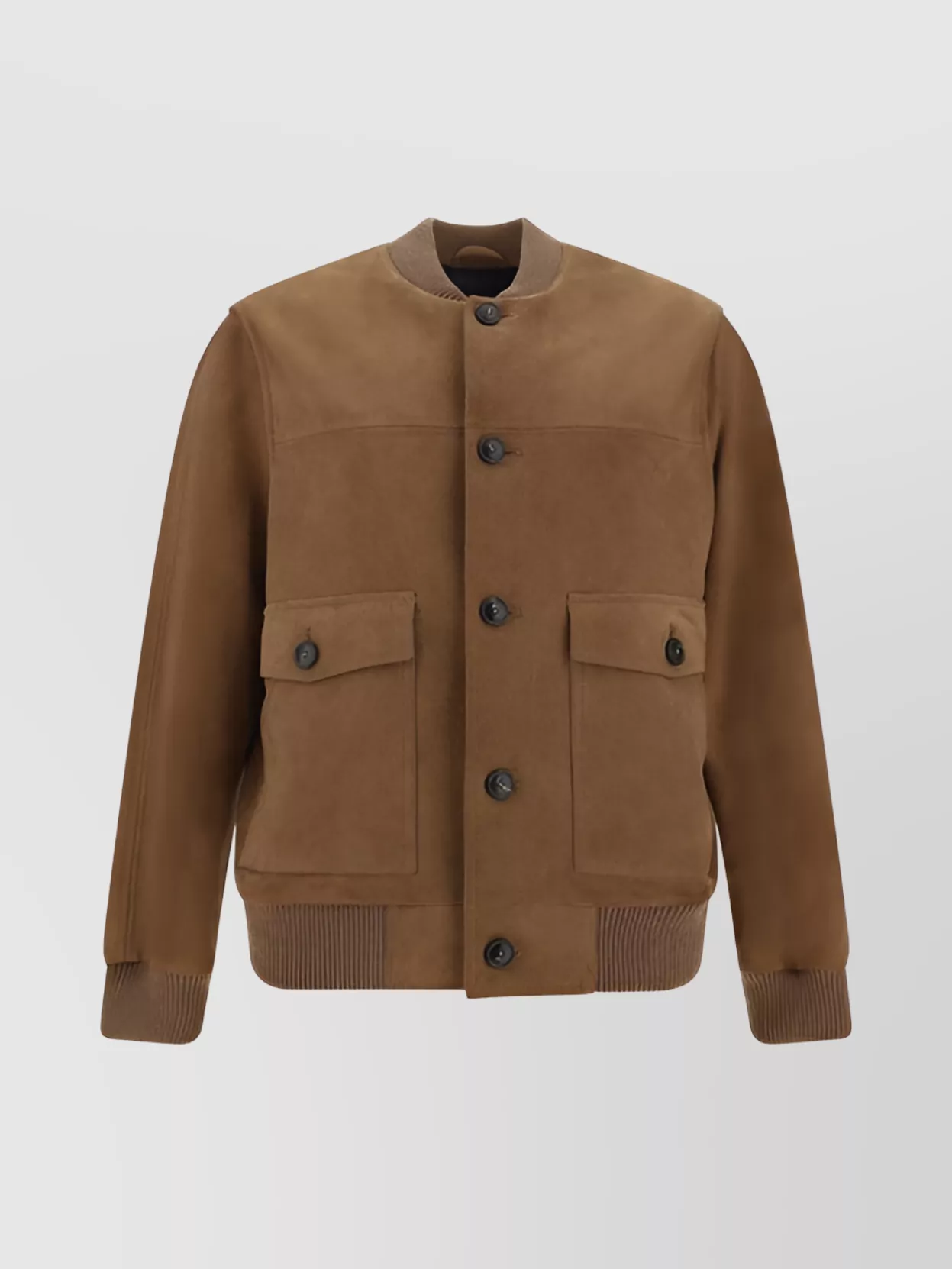 Shop Yves Salomon Bomber Jacket Elastic Hem
