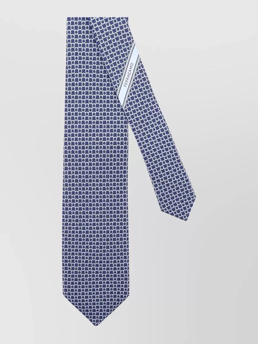 Ferragamo silk printed tie