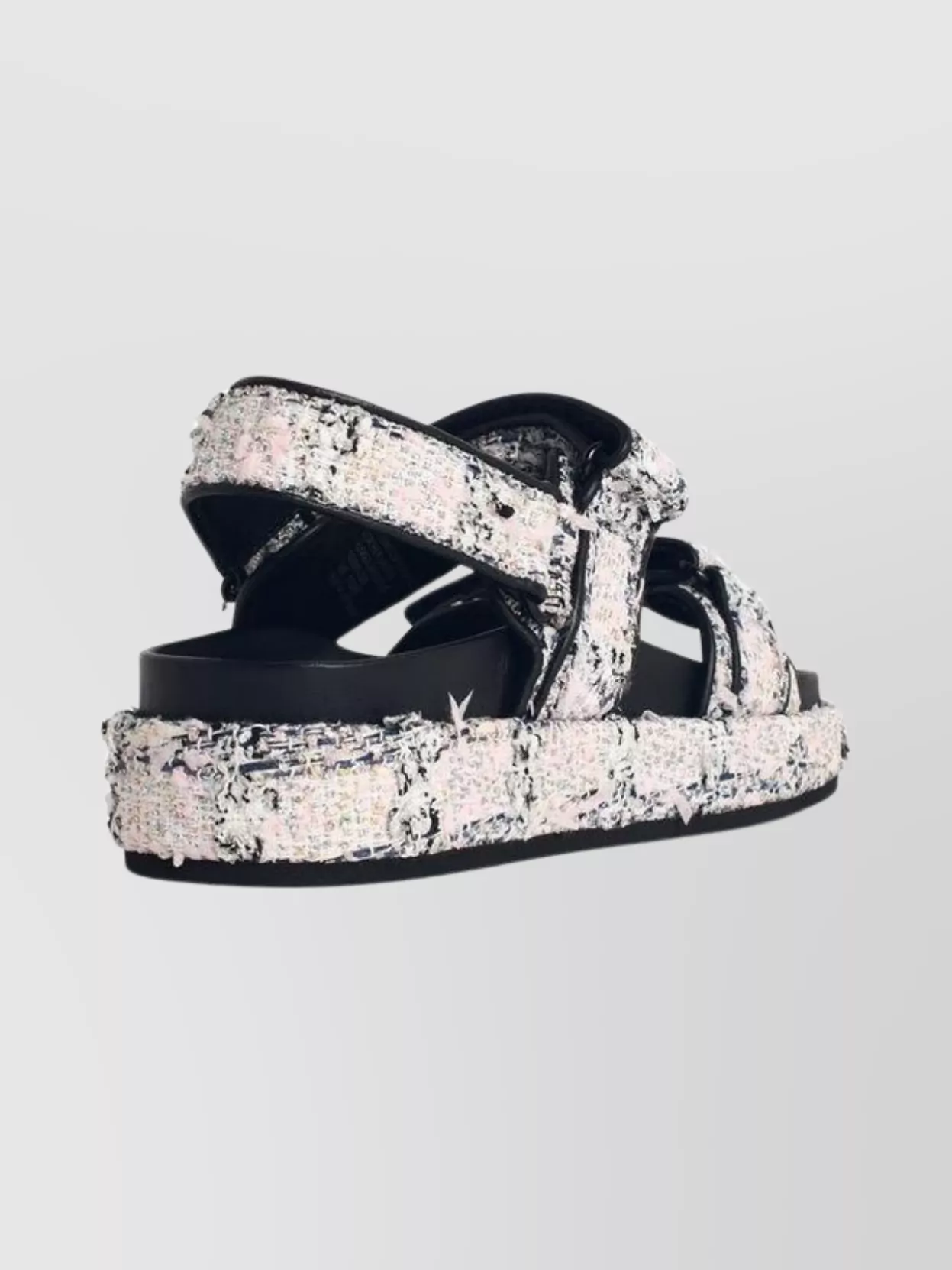 Tory Burch Sporty Leather And Fabric Sandals In Multi