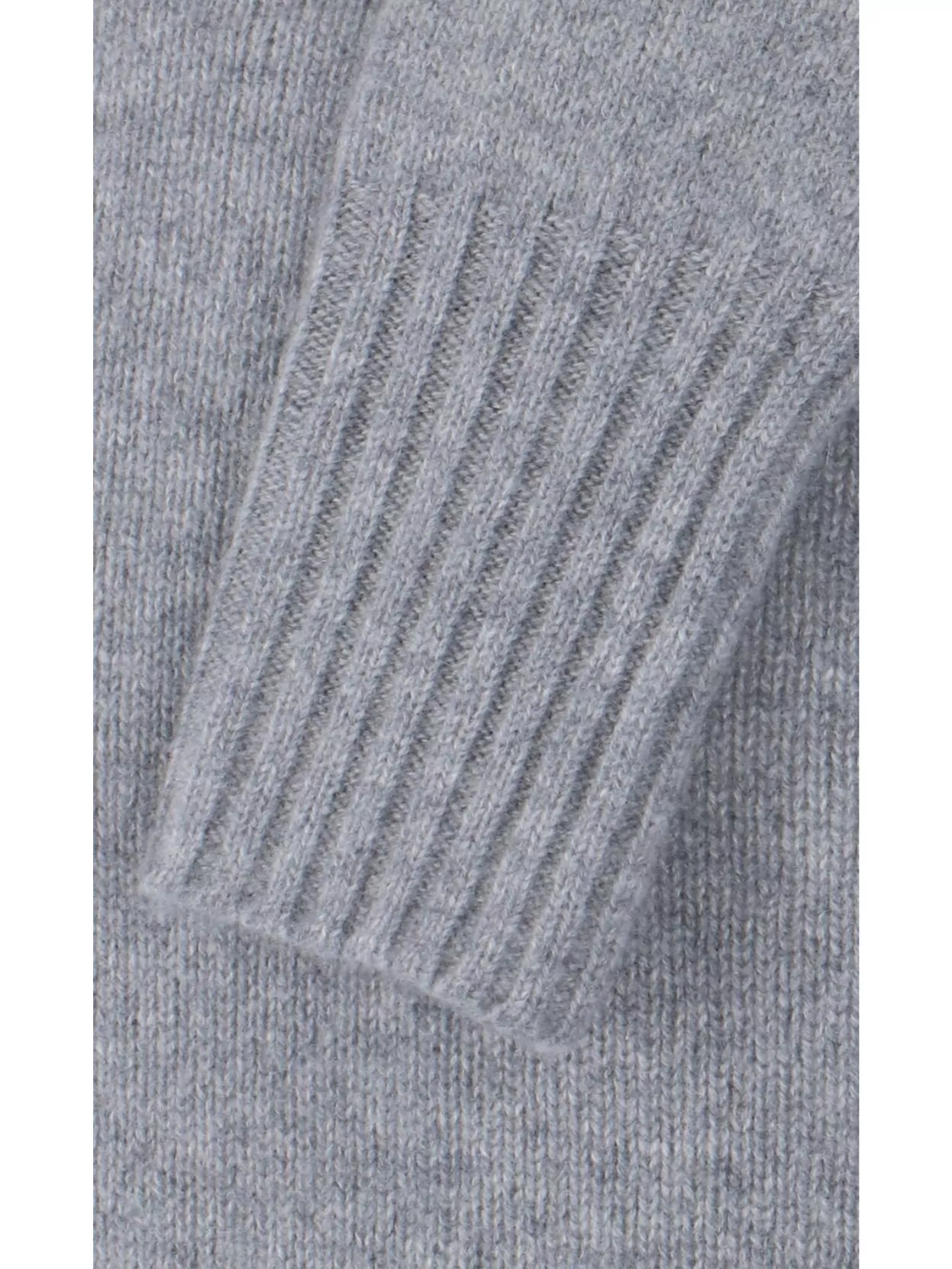 Drumohr Cashmere Crew Neck Sweater With Ribbed Finish