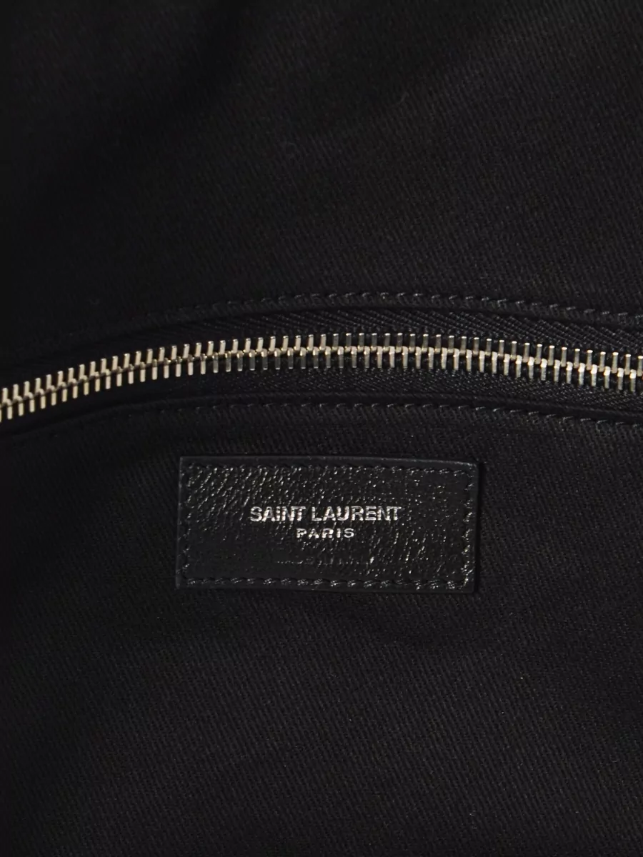 Saint Laurent Giant Bowling Leather Travel Tote Bag