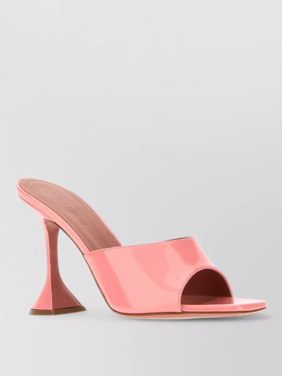 Amina Muaddi Leather Mules