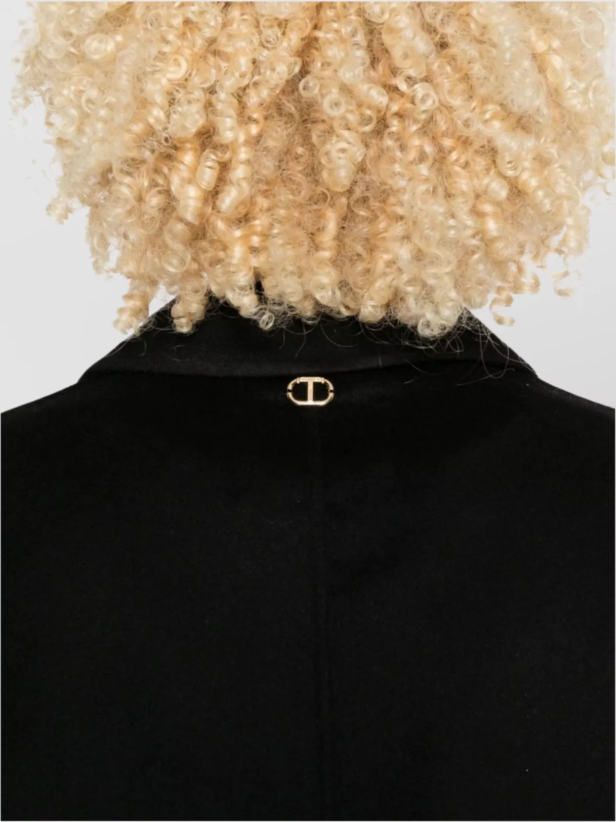 Twin-Set Longline Coat Notched Lapels