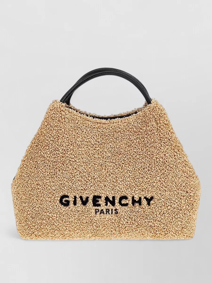 Givenchy Facet Nano Raffia Tote Bag
