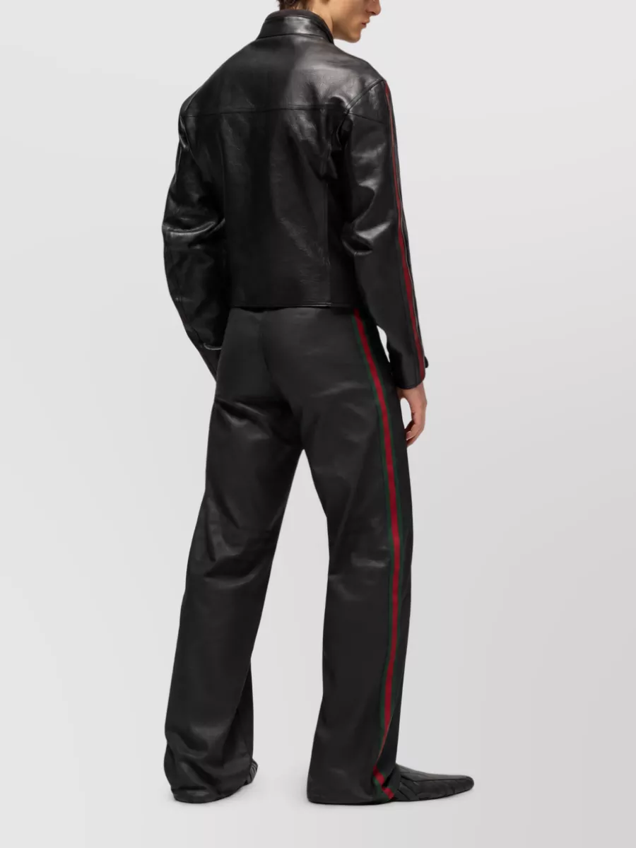Gucci Silk Denim Straight-Leg Jeans