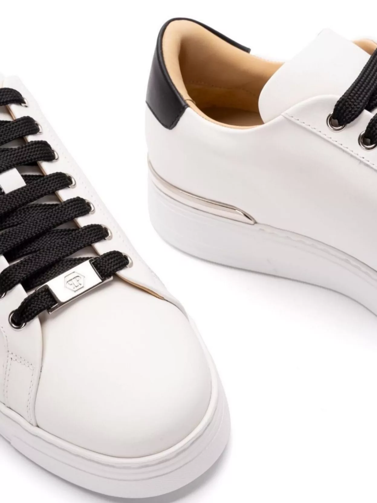Philipp Plein Logo Sneaker Contrast Heel