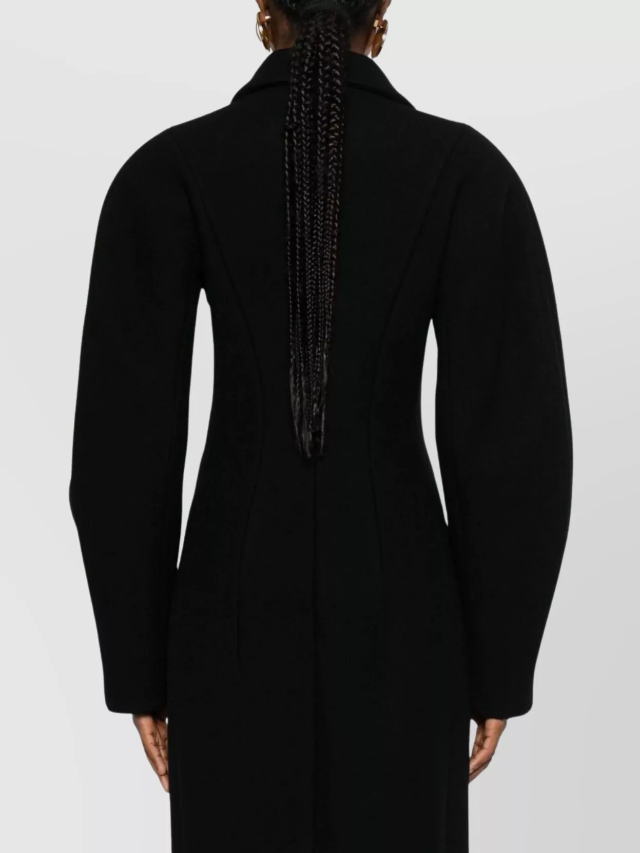 Jacquemus Tailored Coat With Belted Waist And Long Sleeves