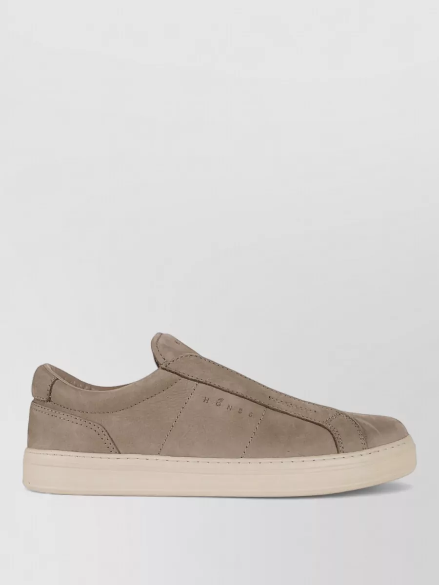 Hogan Leather Slip-On Sneakers