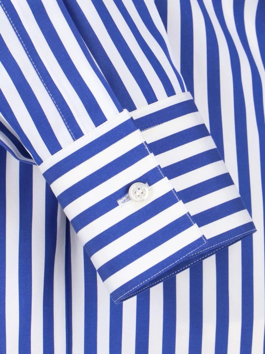 Givenchy Long Sleeve Striped Shirt Buttoned Cuffs Collar