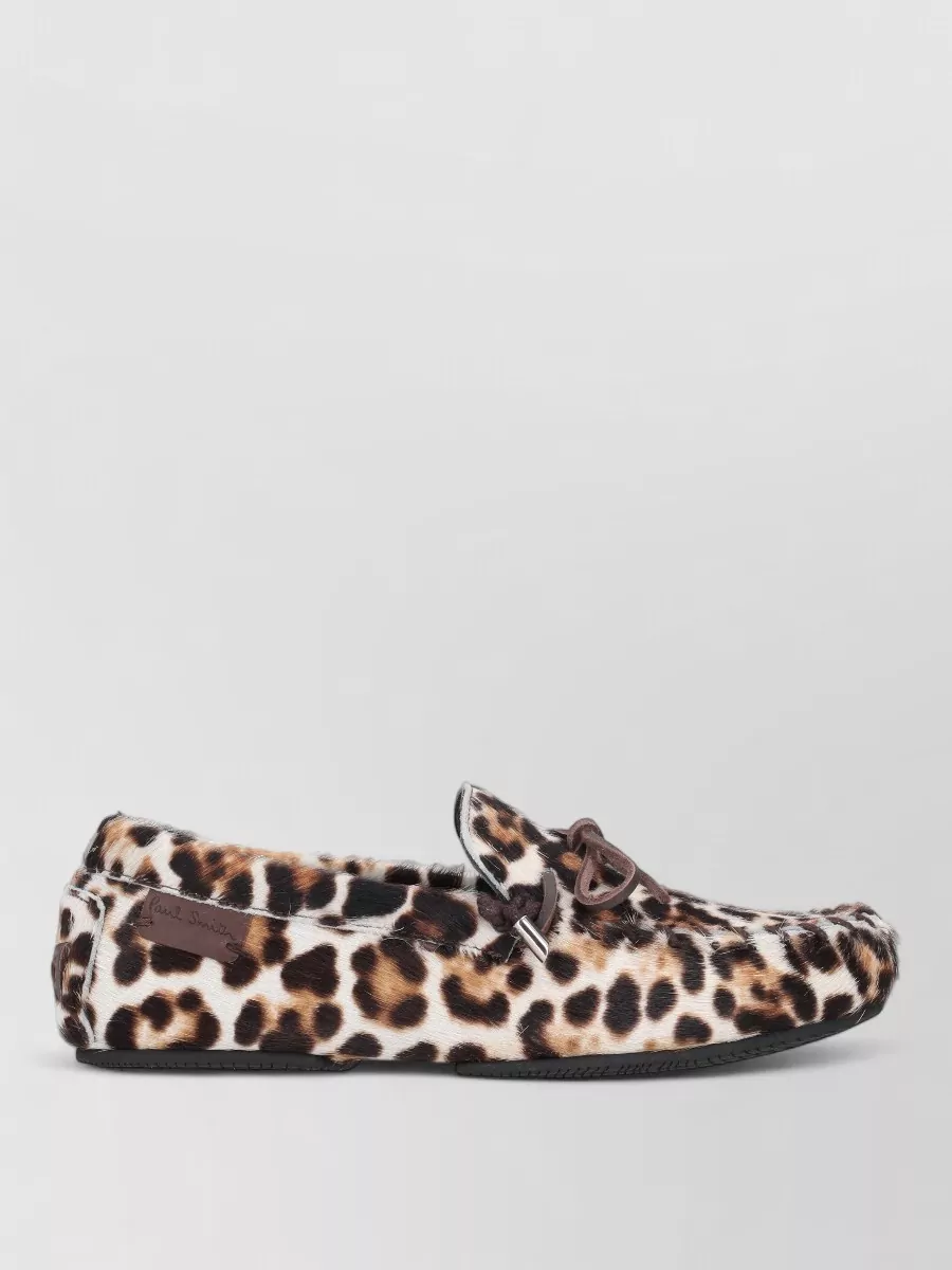 Paul Smith Leopard-Print Leather Loafers
