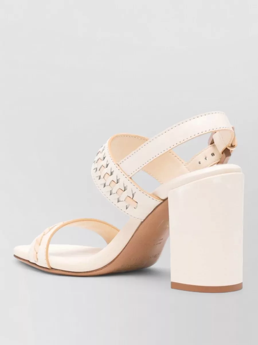 Zimmermann Leather Woven Slingback Sandals