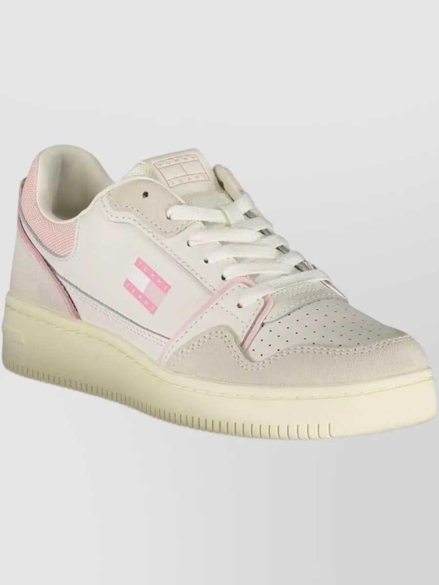 Tommy Hilfiger Leather Lace-Up Sneakers