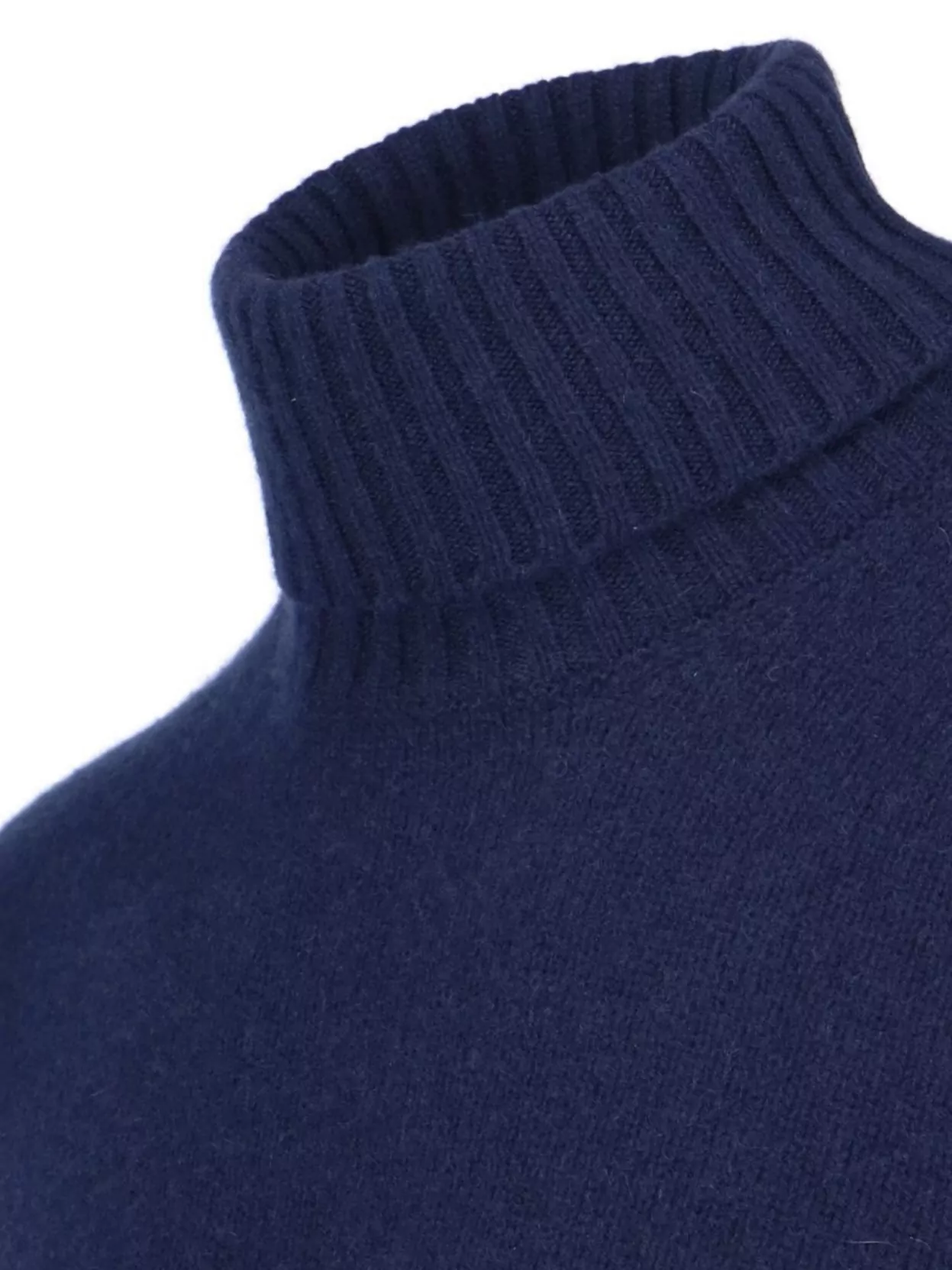 Drumohr Ribbed Turtleneck Sweater Long Sleeves