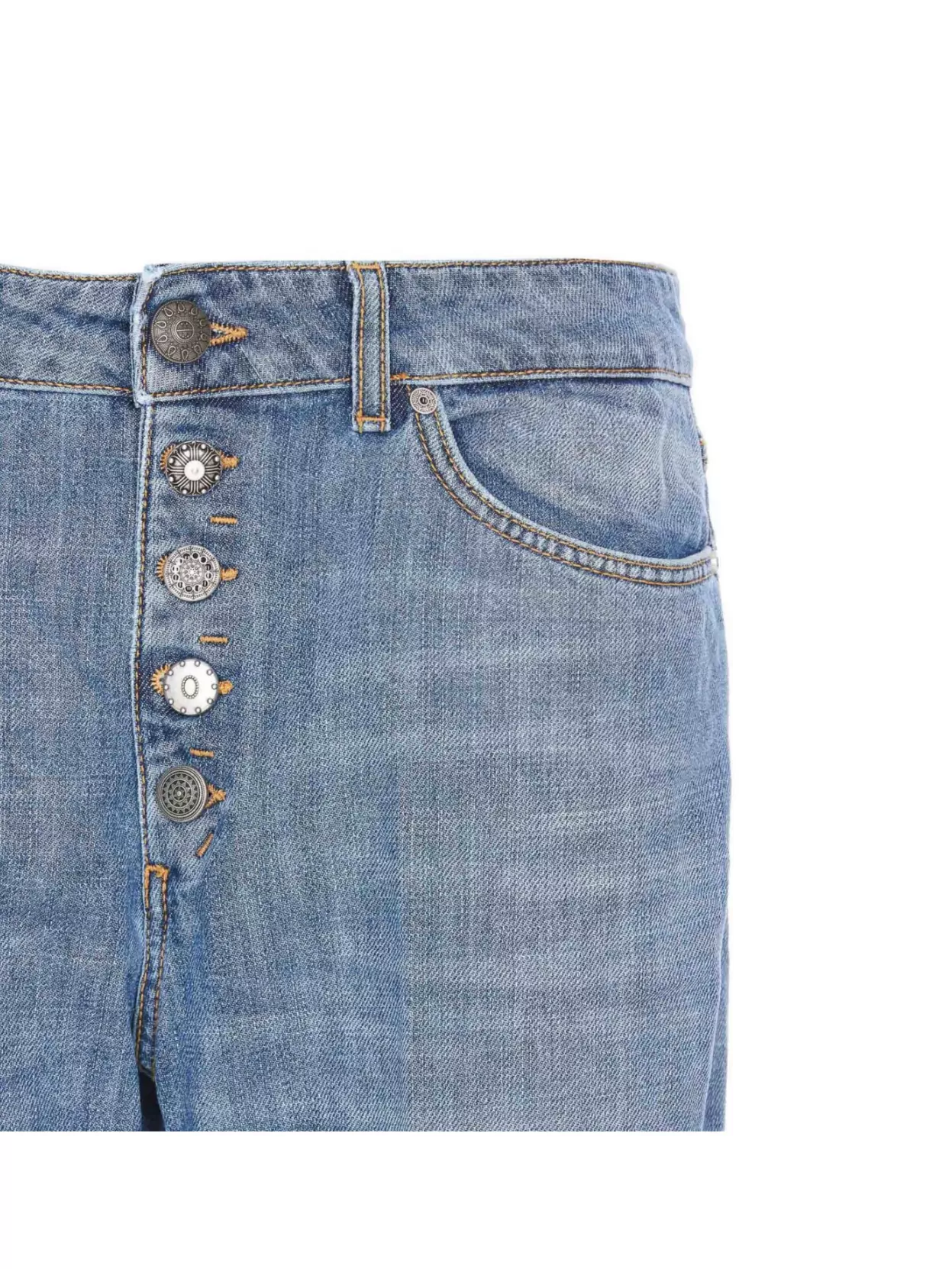Dondup Skinny Model Trousers Rolled Cuffs