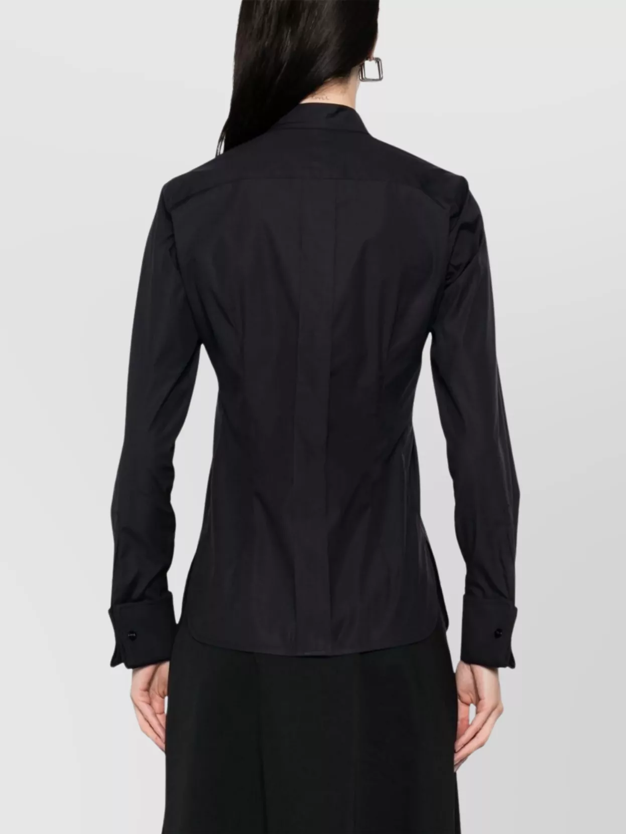 Max Mara Cotton Shirt Box-Pleat Design