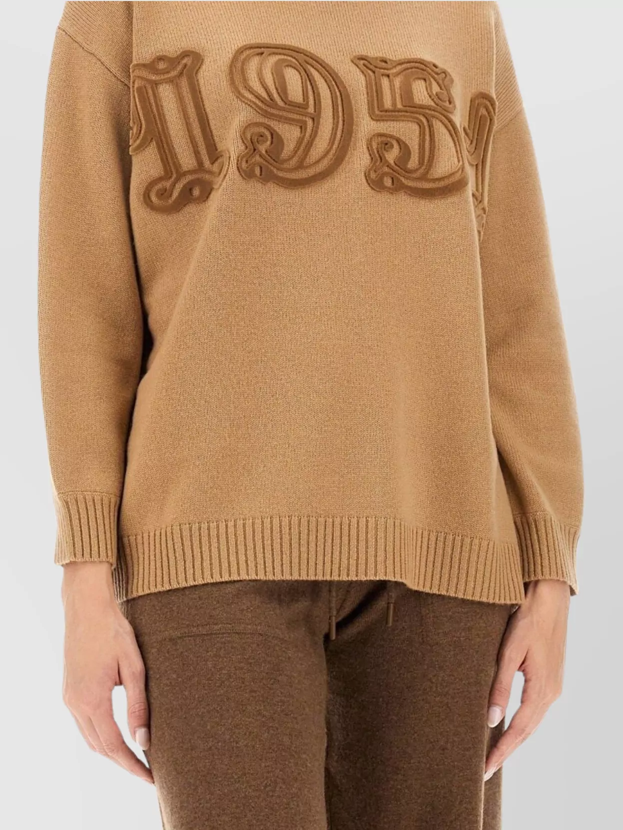 Max Mara Logo Knitwear Oversize Fit
