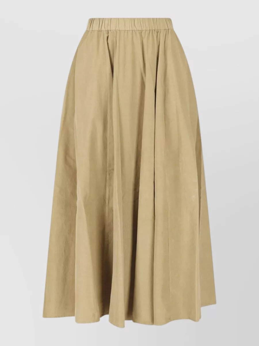 Aspesi cotton midi full skirt