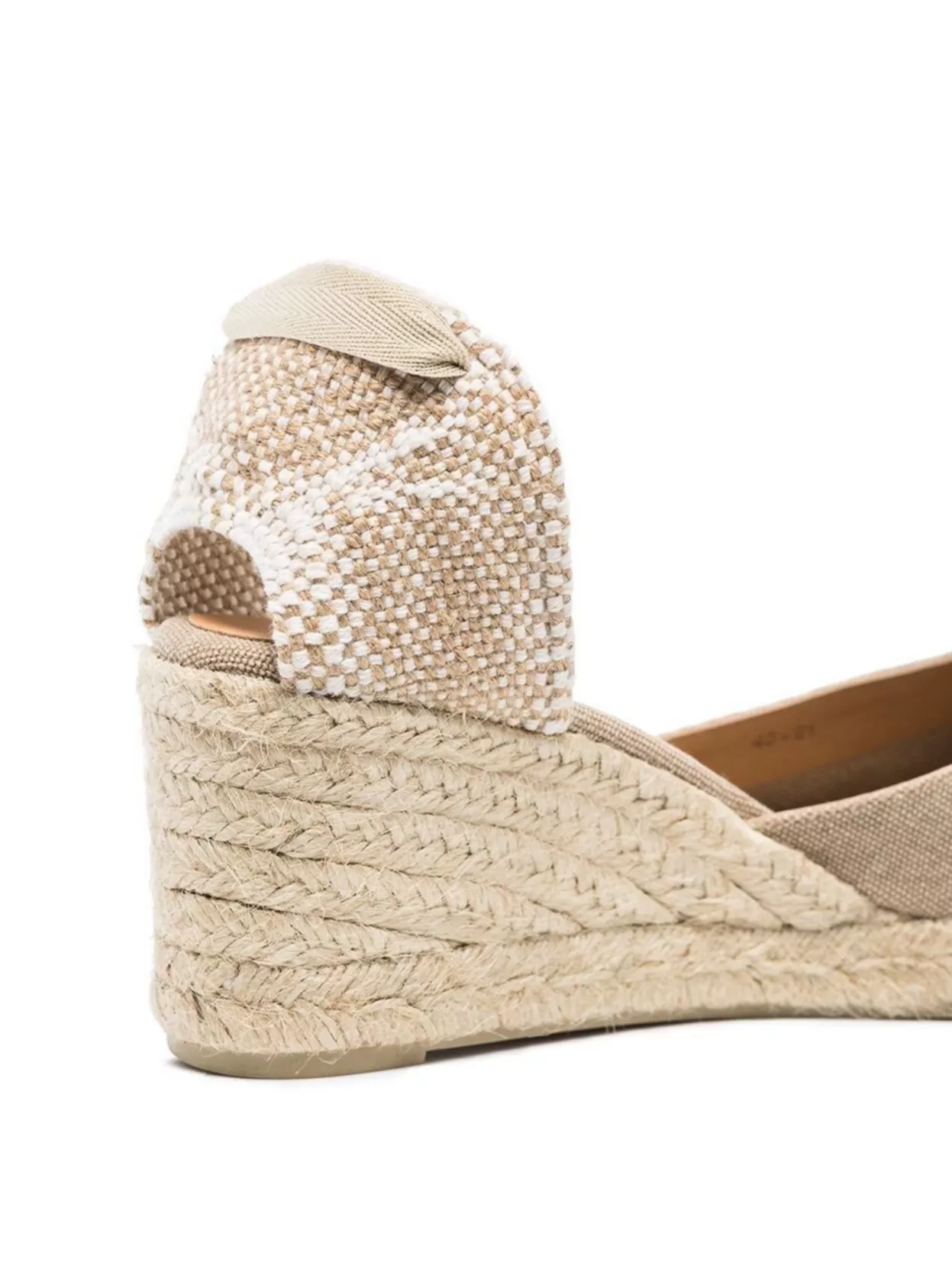 CASTAñER CANVAS ESPADRILLES WITH WOVEN DETAIL