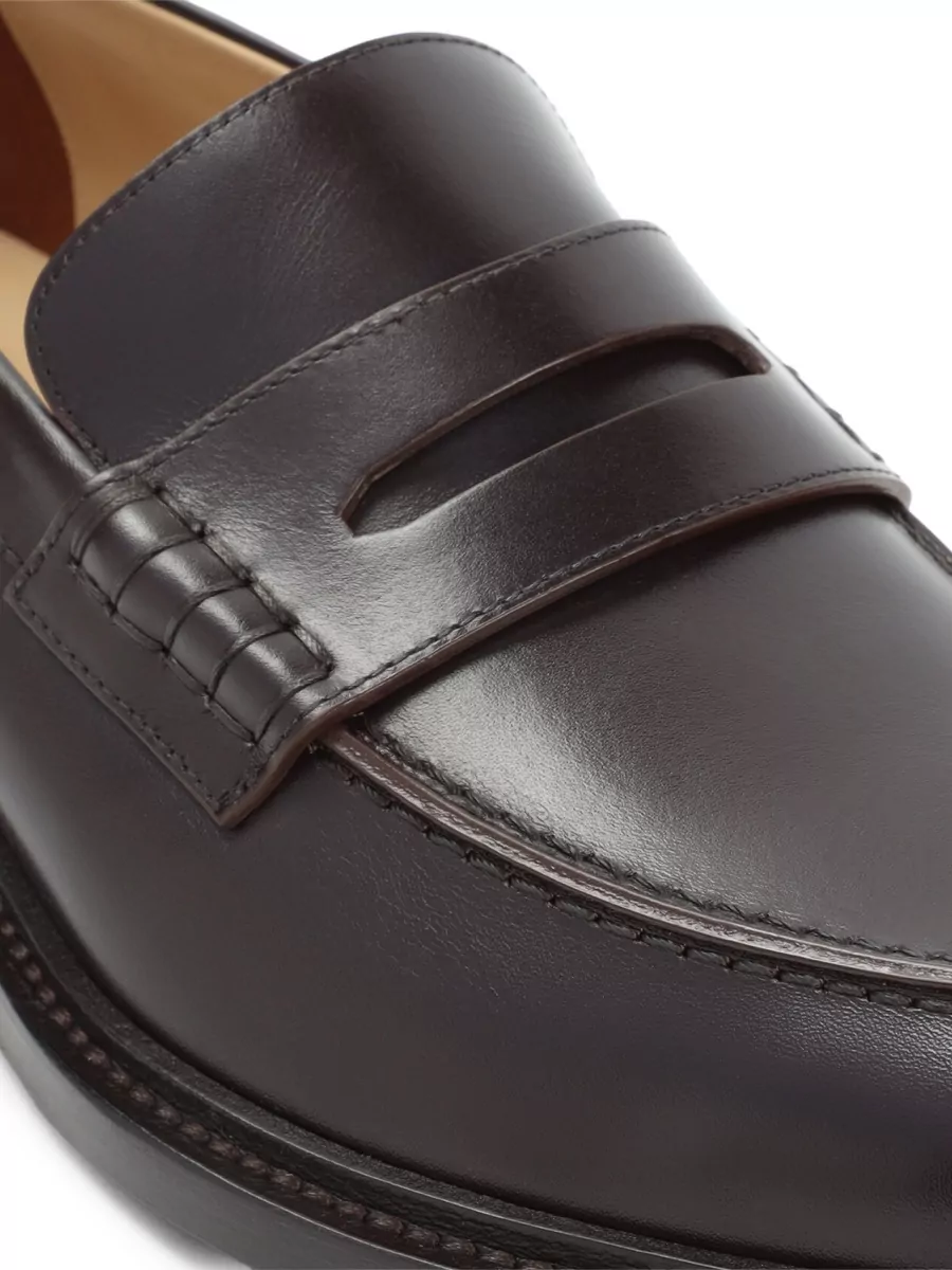 Brioni Leather Penny Loafers